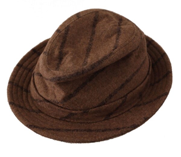 Dolce & Gabbana Elegant Wide Brim Fedora Hat - Image 5