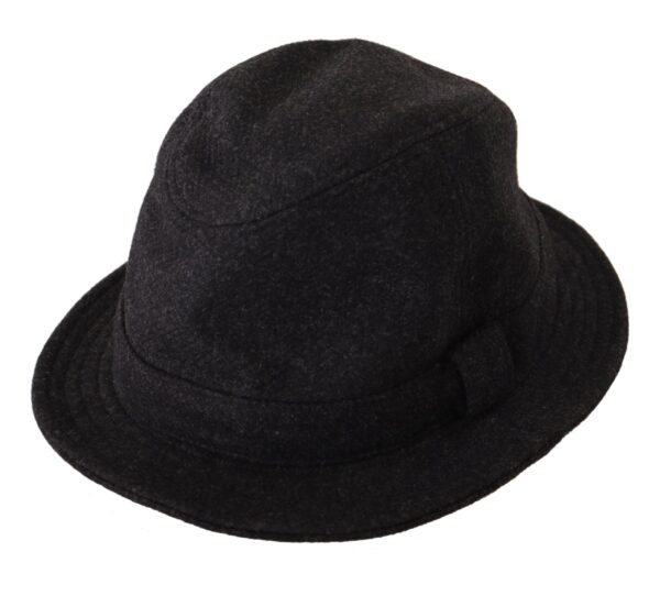 Dolce & Gabbana Elegant Gray Trilby Hat in Wool and Cashmere - Image 2