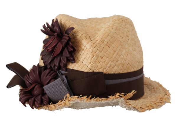 Dolce & Gabbana Chic Floral Bucket Hat in Sunshine Yellow - Image 6