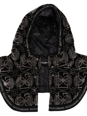 Dolce & Gabbana Elegant Black Cotton Blend Head Wrap Hat