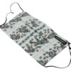 Dolce & Gabbana Chic White Floral Pleated Cotton Face Mask - Image 4