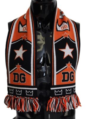 Dolce & Gabbana Elegant Multicolor Wool-Cashmere Men's Scarf