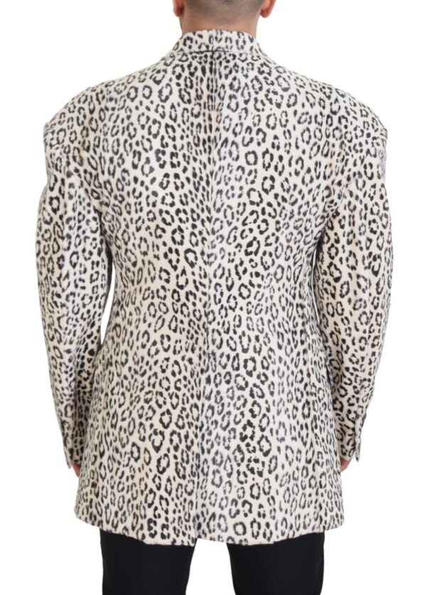 Dolce & Gabbana Elegant White Slim-Fit Blazer - Image 3