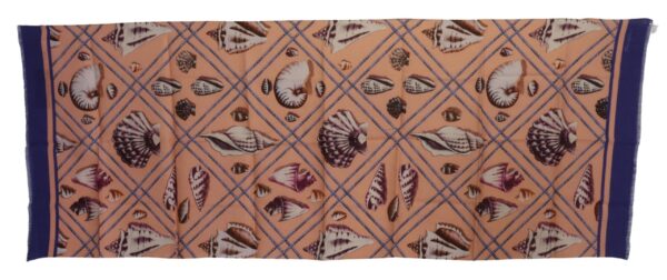 Dolce & Gabbana Multicolor Seashell Linen Scarf for Men - Image 4