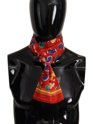 Dolce & Gabbana Elegant Multicolor Silk Men's Scarf