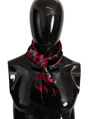 Dolce & Gabbana Elegant Multicolor Viscose Silk Men's Scarf