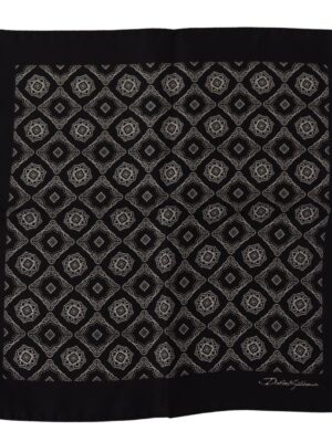 Dolce & Gabbana Elegant Geometric Silk Square Scarf