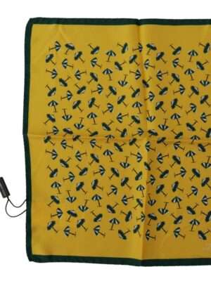Dolce & Gabbana Elegant Silk Men's Square Scarf Wrap