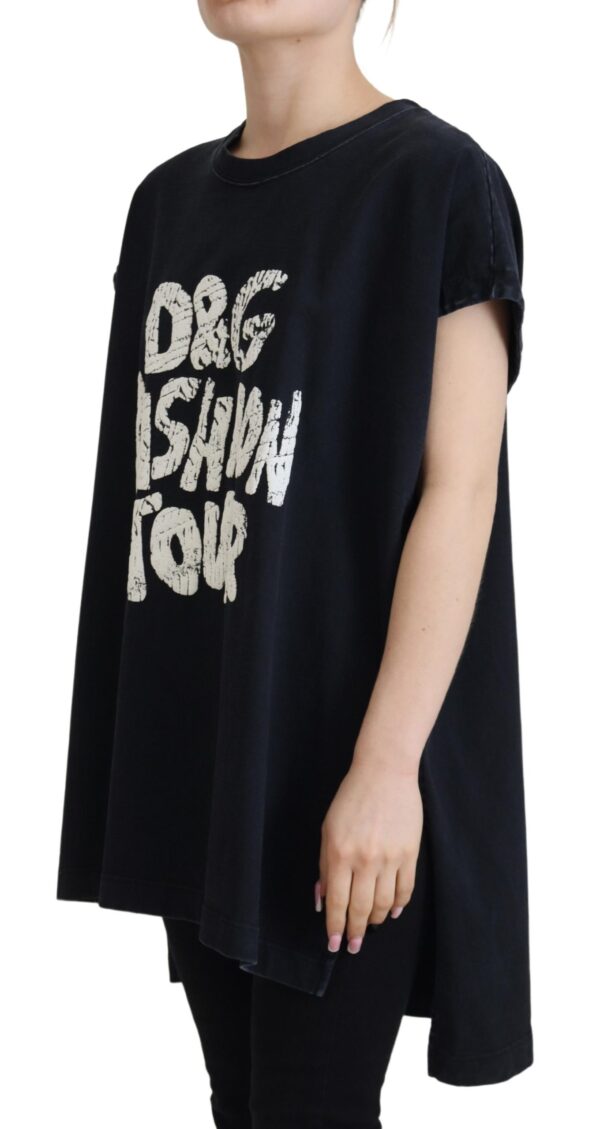 Dolce & Gabbana Elegant Cotton Round Neck Tee with Print - Image 2