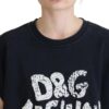 Dolce & Gabbana Elegant Cotton Round Neck Tee with Print - Image 4