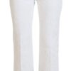 Dolce & Gabbana Elegant Leopard Print Pants for Sophisticated Style