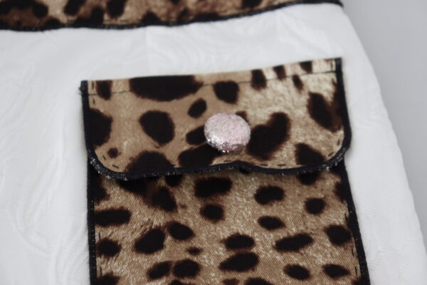 Dolce & Gabbana Elegant Leopard Print Pants for Sophisticated Style - Image 4