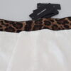 Dolce & Gabbana Elegant Leopard Print Pants for Sophisticated Style - Image 5