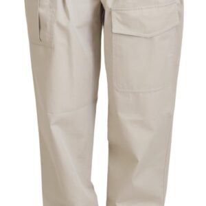 Dolce & Gabbana Elegant Beige Cotton Trousers