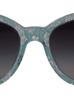 Dolce & Gabbana Sicilian Lace Crystal-Infused Sunglasses