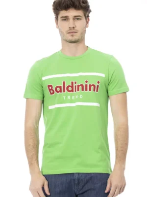 Baldinini Trend Green Cotton Men T-Shirt
