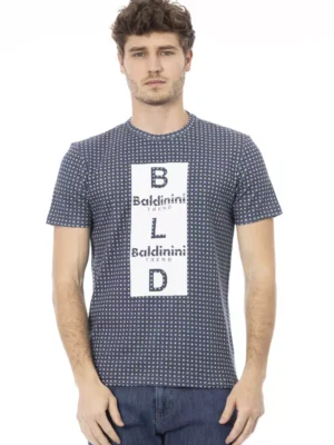 Baldinini Trend Gray Cotton Men T-Shirt