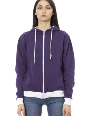 Baldinini Trend Purple Cotton Women Sweater