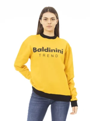 Baldinini Trend Yellow Cotton Women Sweater