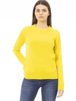 Baldinini Trend Yellow Cashmere Women Sweater