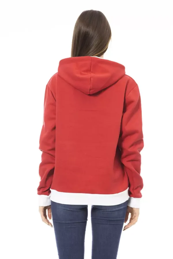 Baldinini Trend Red Cotton Women Sweater - Image 3