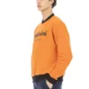 Baldinini Trend Orange Cotton Men's Hoodie - Image 2
