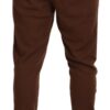 Dolce & Gabbana Elegant Brown Cashmere Jogger Pants - Image 3