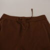 Dolce & Gabbana Elegant Brown Cashmere Jogger Pants - Image 5