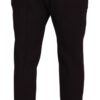Dolce & Gabbana Elegant Brown Cotton Blend Trousers - Image 2