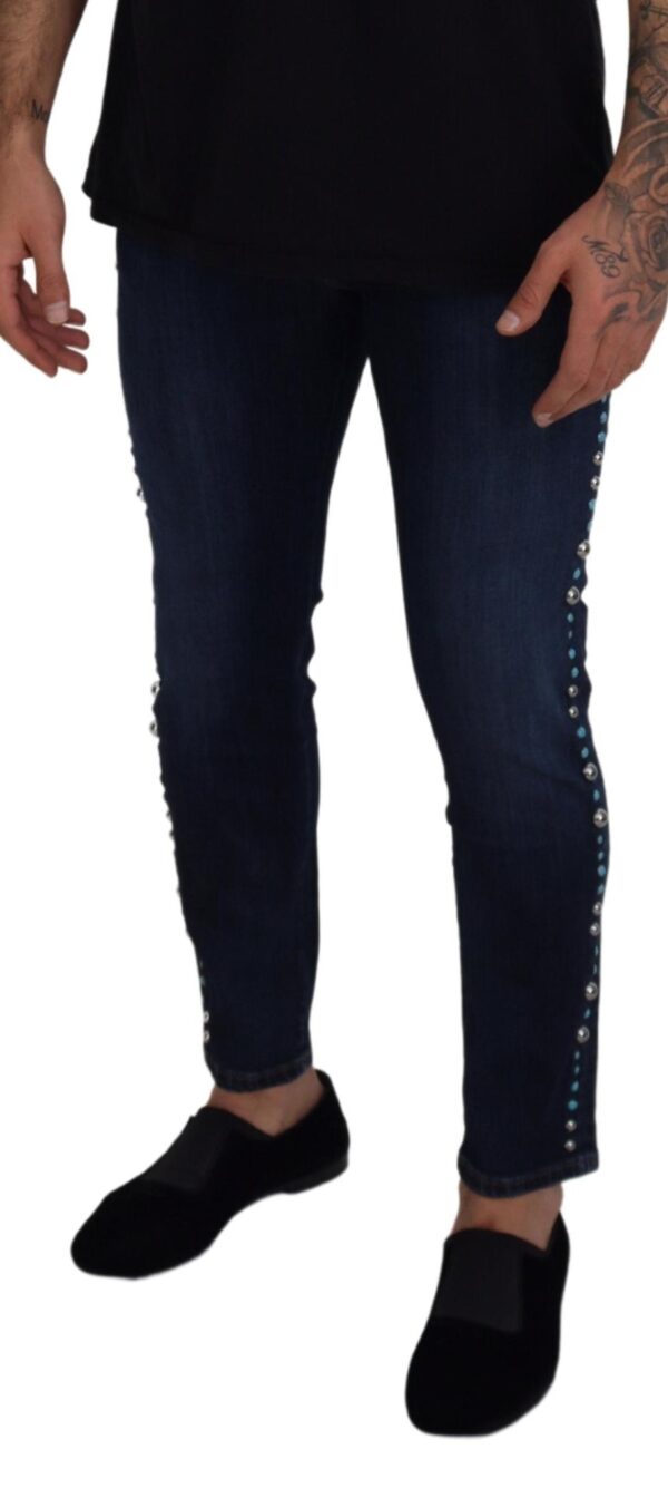 Dolce & Gabbana Studded Opulence Denim Jeans - Image 4