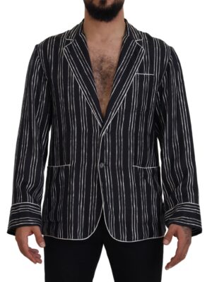 Dolce & Gabbana Elegant Silk Pajama Top Lounge Jacket