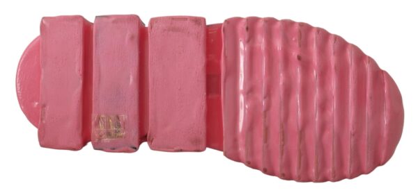 Dolce & Gabbana Chic Pink Sorrento Slip-On Sneakers - Image 5