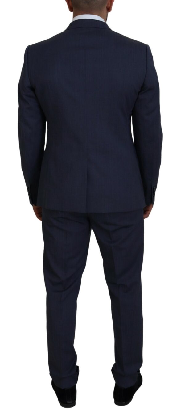 Dolce & Gabbana Elegant Blue Martini Men's Slim Fit Suit - Image 7