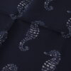 Dolce & Gabbana Elegant Blue Seahorse Silk Men's Scarf - Image 3