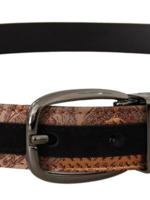 Dolce & Gabbana Multicolor Leather Signature Belt