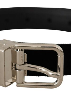 Dolce & Gabbana Elegant Grosgrain Leather Belt