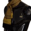 Dolce & Gabbana Elegant Yellow Silk Men's Scarf - Image 2
