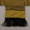 Dolce & Gabbana Elegant Yellow Silk Men's Scarf - Image 4