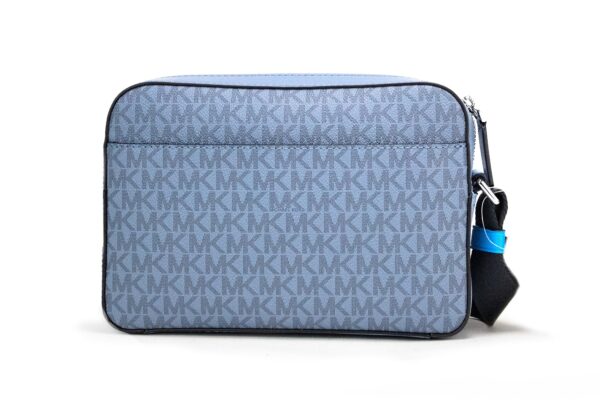 Michael Kors Cooper Small Denim Multi Signature PVC Utility Crossbody Bag - Image 3