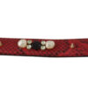 Dolce & Gabbana Elegant Red Python Leather Shoulder Strap - Image 5