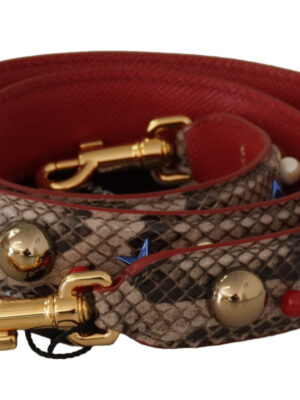 Dolce & Gabbana Elegant Python Leather Shoulder Strap