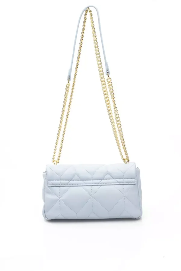 Baldinini Trend Elegant Light Blue Shoulder Bag with Golden Accents - Image 3