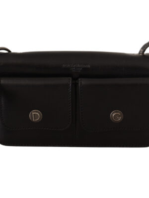 Dolce & Gabbana Elegant Mini Leather Wallet in Timeless Black