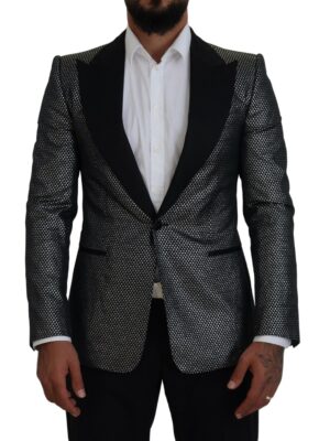 Dolce & Gabbana Elegant Jacquard Single Breasted Blazer