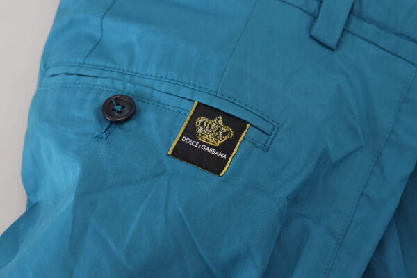 Dolce & Gabbana Casual Blue Chinos Trousers Pants - Image 6