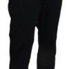 Dolce & Gabbana Sleek Black Wool-Blend Sweatpants - Image 2