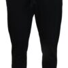 Dolce & Gabbana Sleek Black Wool-Blend Sweatpants - Image 3