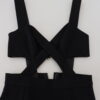 Dolce & Gabbana Elegant Black Midi Sheath Dress - Image 5