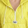Dolce & Gabbana Elegant Yellow Hooded Jacket - Image 4