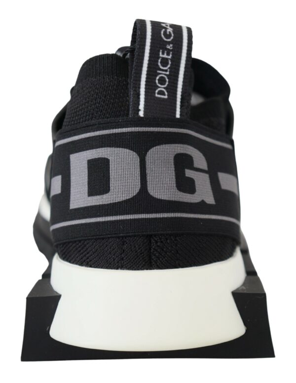 Dolce & Gabbana Chic Sorrento Slip-On Sneakers in Monochrome - Image 7